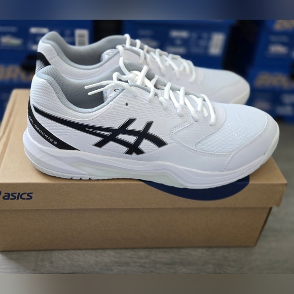 ASICS GEL DEDICATE 8 | PICKLEBALL OR ANY HARD COURT | MEN | COLOR WHITE-BLACK main image 7